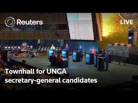live:-un-hosts-townhall-with-secretary-general-candidates