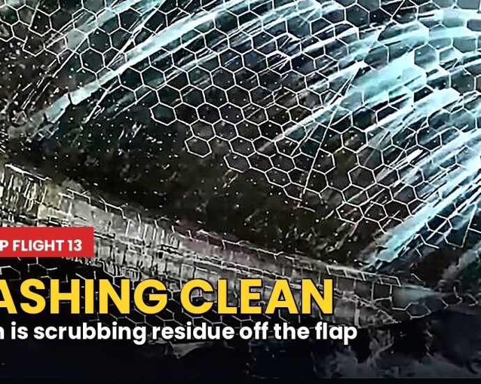 Seawater Washed Starship’s Flaps Clean — And the Tiles Underneath Are Black