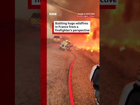 battling-huge-wildfires-in-france-from-a-firefighter’s-perspective.-#bbcnews