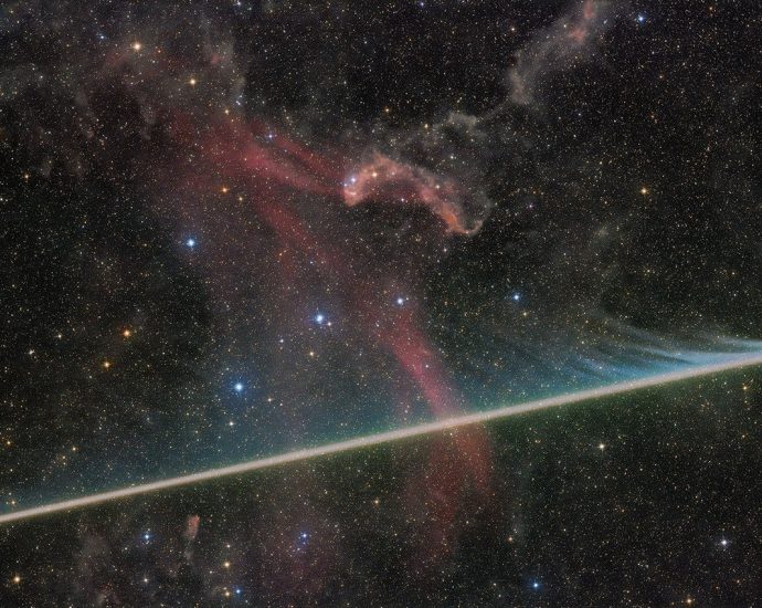 apod:-2026-august-3-–-vaporizing-meteor-photobombs-the-lacerta-nebula