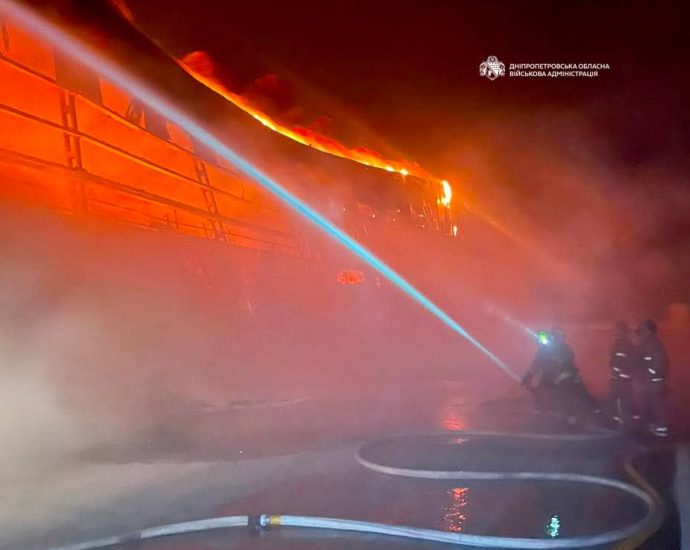 russia-keeps-hitting-warehouses-that-keep-ukraine-fed.-this-time,-it-was-food-storage-outside-dnipro