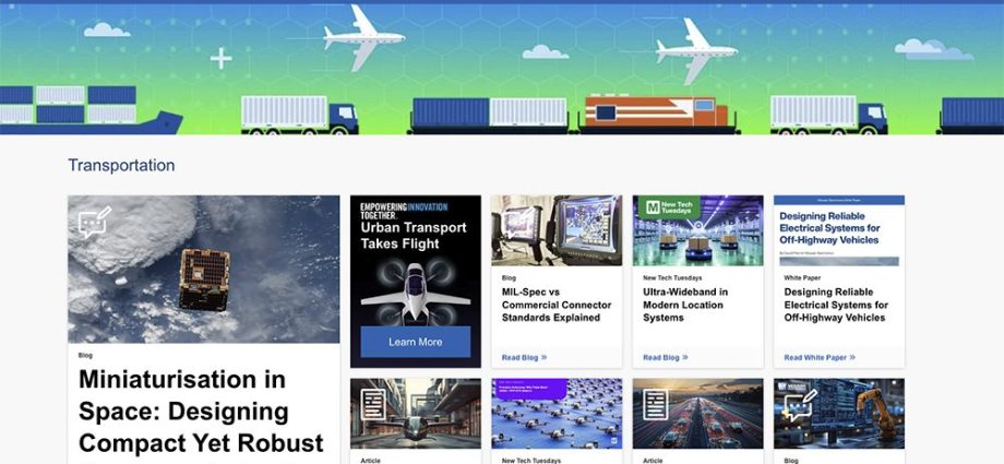 mouser-launches-a-transportation-resource-center-for-ev-and-mobility-engineers