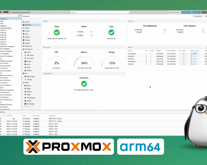 proxmox-virtual-environment-officially-runs-on-arm64,-but-your-raspberry-pi-isn’t-supported-yet