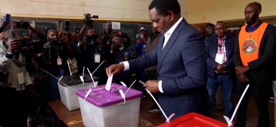 zambian-president-hichilema-votes-as-he-seeks-second-term