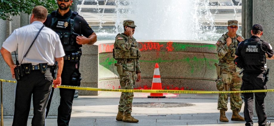 woman-arrested-and-facing-felony-charges-in-world-war-ii-memorial-vandalism-case,-doj-says