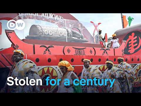 ivory-coast-welcomes-home-‘talking-drum’-looted-by-french-colonial-troops-|-dw-news