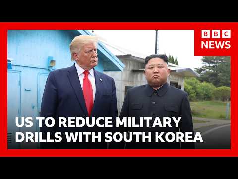 us-to-scale-back-south-korea-military-drills-after-it-stayed-out-of-iran-war-|-bbc-news