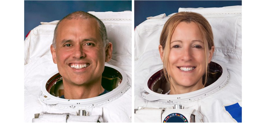 nasa,-esa-astronauts-suit-up-for-spacewalk-to-replace-high-speed-antenna