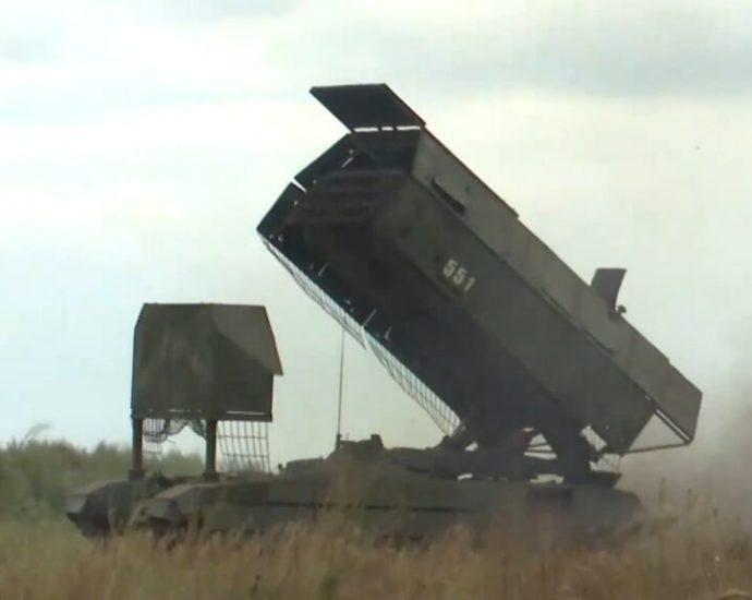 russia’s-thermobaric-launchers-used-to-just-drive-up-and-fire.-now-they-move-one-at-a-time,-in-steel-boxes-built-to-stop-ukrainian-drones
