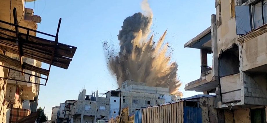 video:-israel-attacks-desalination-plant-and-mosque-in-gaza