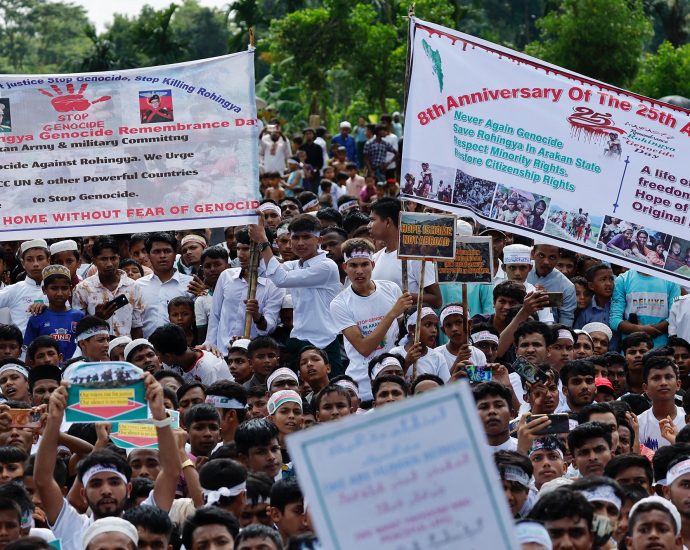 rohingya-refugees-protest,-nine-years-after-exodus-to-bangladesh