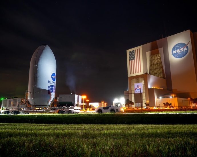 nasa’s-nancy-grace-roman-space-telescope-arrives-at-hangar