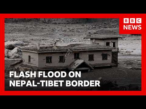 hundreds-missing-after-deadly-flash-flood-on-nepal-tibet-border-|-bbc-news