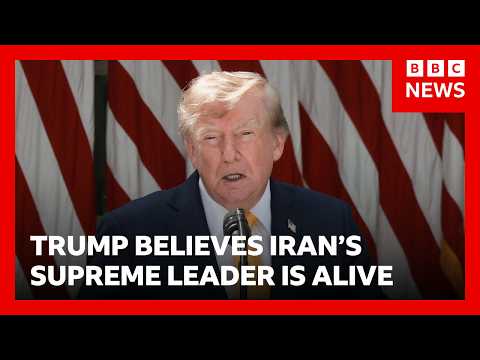 us-president-traitor-47-believes-iran’s-supreme-leader-is-still-alive-|-bbc-news