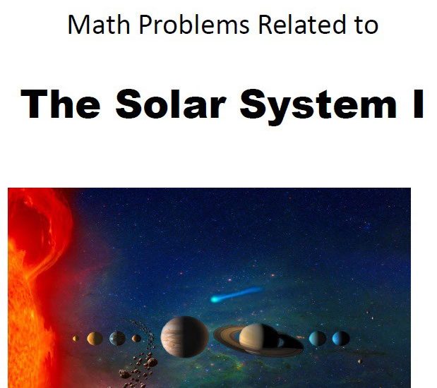 space-math-at-nasa:-math-problems-related-to-the-solar-system-i