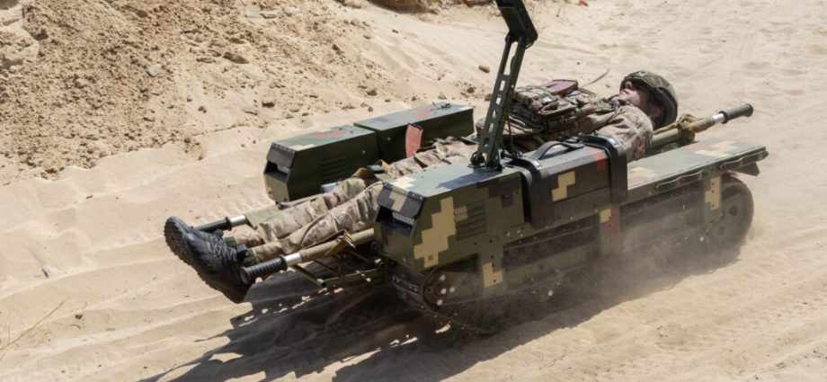 four-ground-robots-for-one-evacuation:-russia-is-targeting-ukraine’s-robotic-medevac-missions