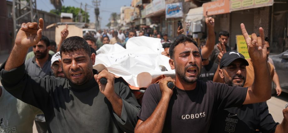 israeli-attacks-across-gaza-kill-two-people,-hit-hospital-supply-warehouse