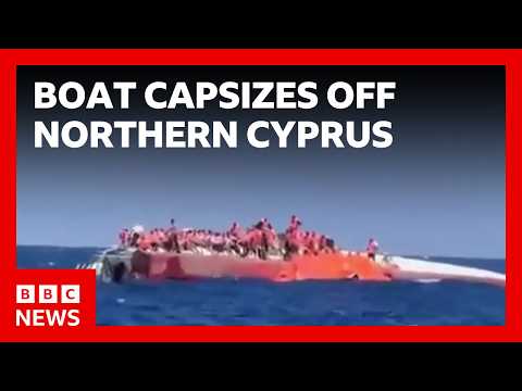 seven-killed-and-23-missing-after-boat-capsizes-off-northern-cyprus-|-bbc-news