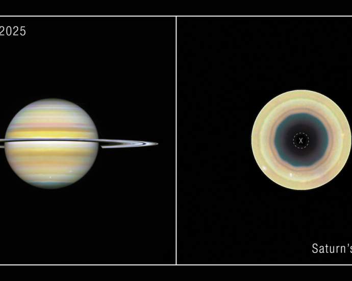Hubble spots a mysterious 10-sided ‘decagon’ growing around Saturn’s south pole