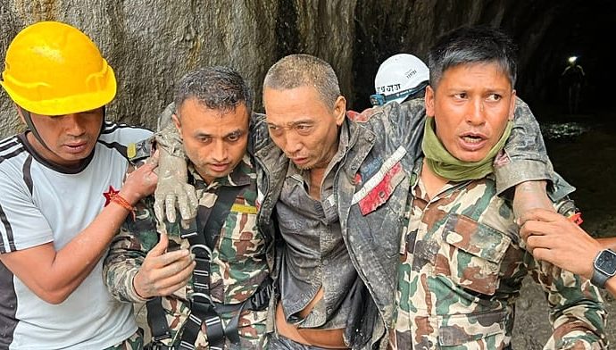 two-people-pulled-alive-by-nepal’s-search-and-rescue-team-10-days-after-devastating-flash-floods