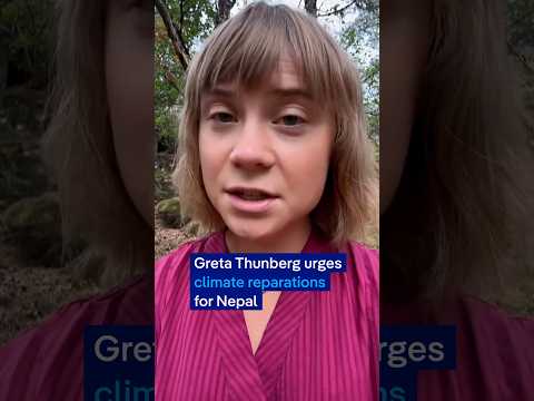greta-thunberg-urges-climate-reparations-for-nepal-|-dw-news