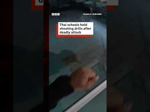 thai-schools-hold-shooting-drills-after-deadly-attack.-#bbcnews