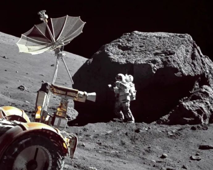 Microscopic fragments of ancient alien tech may litter the moon — and scientists have a plan to find them