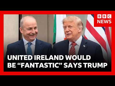 the-traitor-says-united-ireland-would-be-“fantastic”-at-meeting-with-irish-pm-|-bbc-news