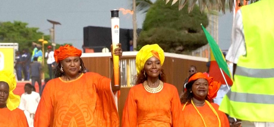 olympic-flame-arrives-in-senegal-for-first-ever-olympic-event-in-africa