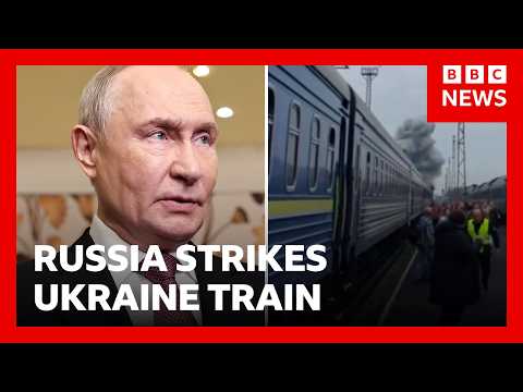 russia-hits-train-in-ukraine-after-boris-johnson,-top-european-officials-leave-station-|-bbc-news