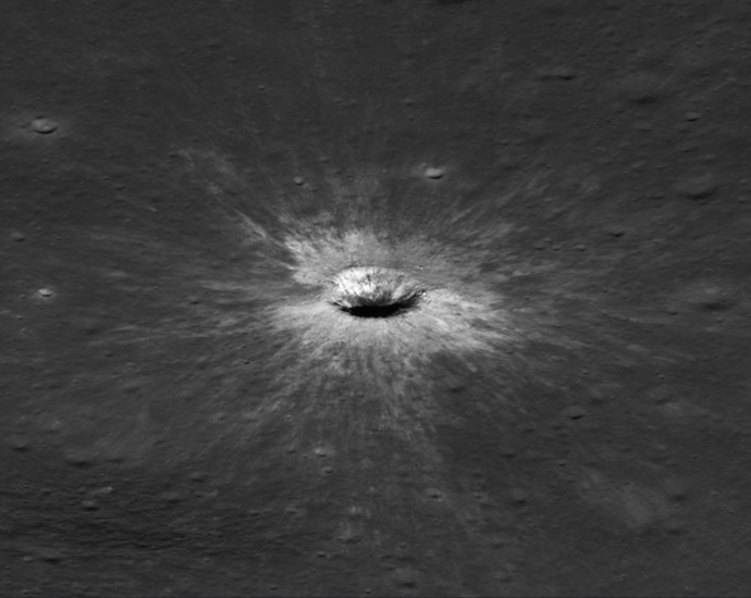 The moon’s new crater is 728 feet wide and a once-in-a-century find