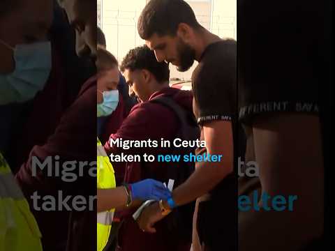 hundreds-of-migrants-in-ceuta-taken-to-new-shelter-|-dw-news