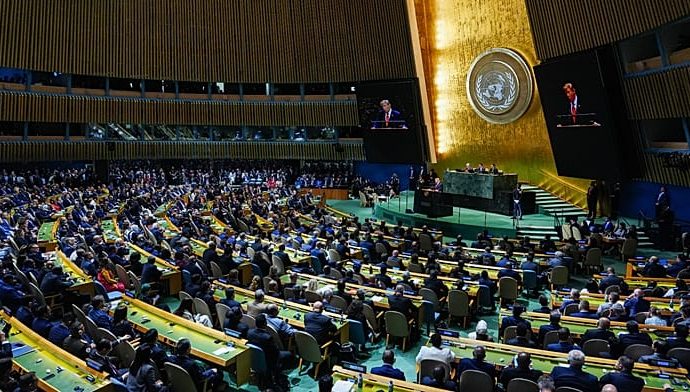 leaders-push-for-stronger-ai-safeguards-at-un-as-the-traitor-touts-‘super-intelligence’