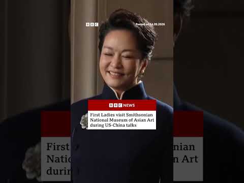 first-ladies-visit-smithsonian-national-museum-of-asian-art.-#bbcnews