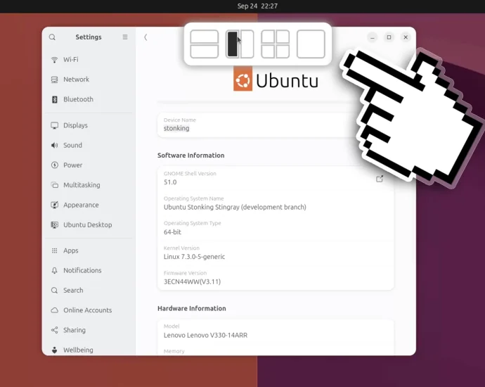 ubuntu-26.10-adds-windows-style-snap-layouts