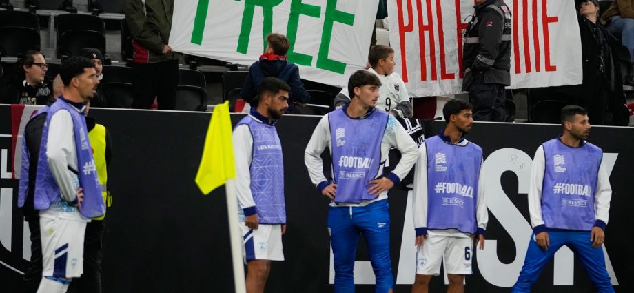 israel’s-abu-farchi-sent-off-for-gun-celebration-in-nations-league-match