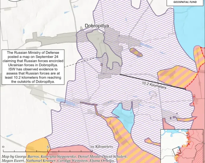 they-say-dobropillia-is-encircled,-but-they-are-actually-10+-km-away:-isw-publishes-map-disproving-russia’s-claim