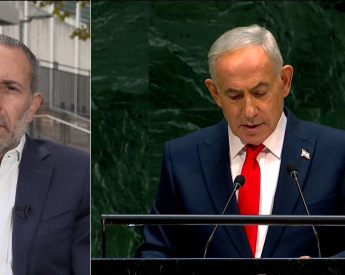 “grotesque”:-ex-israeli-negotiator-daniel-levy-on-netanyahu’s-un.-speech-&-israel’s-impunity