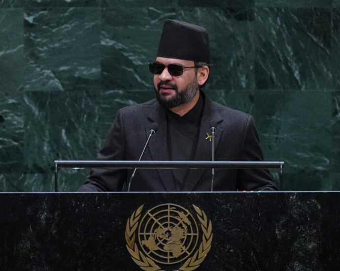 Nepal’s catastrophic floods were ‘warning to the world’, PM Shah tells UN