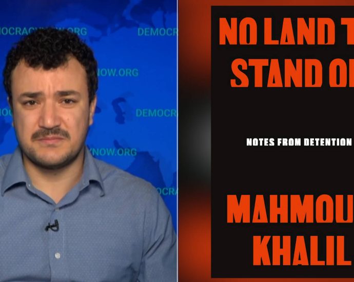 “no-land-to-stand-on”:-mahmoud-khalil-on-his-memoir,-palestine,-fighting-deportation-&-suing-columbia