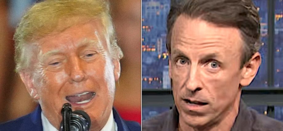 ‘of-course-he’s-f**king-lying’:-seth-meyers-rips-apart-the-traitor’s-latest-bonkers-claim