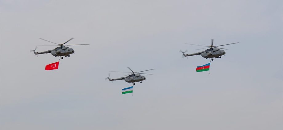 azerbaijan,-turkey-and-uzbekistan-join-forces-in-major-military-exercise