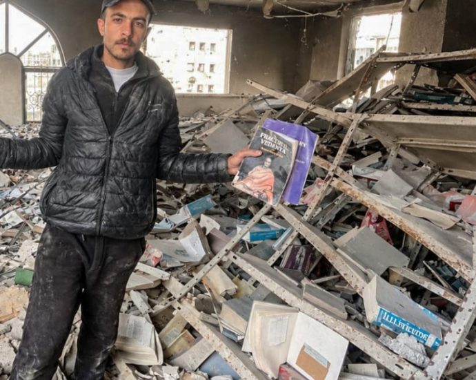 the-story-of-a-book-in-gaza:-a-treasured-possession-given-new-lease-of-life
