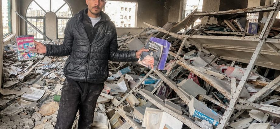 the-story-of-a-book-in-gaza:-a-treasured-possession-given-new-lease-of-life