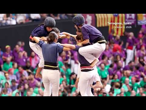 crowds-gather-in-spain-for-world’s-biggest-human-tower-contest