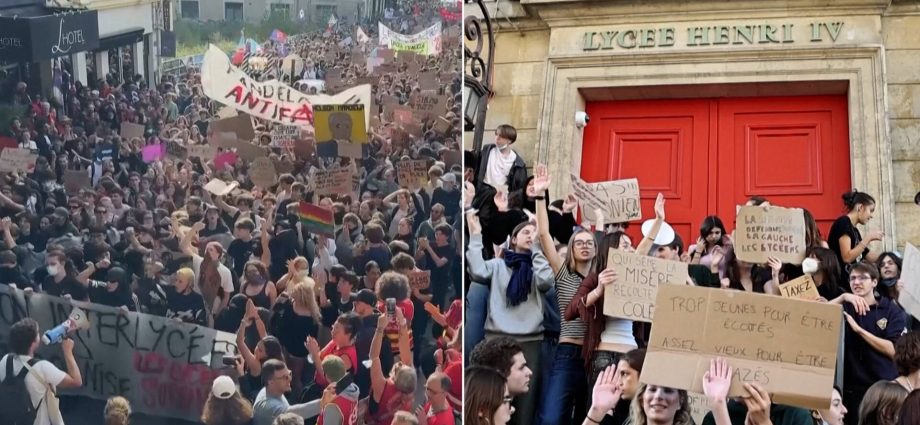french-high-school-students-lead-mass-protests-over-school-funding,-inequality;-thousands-arrested