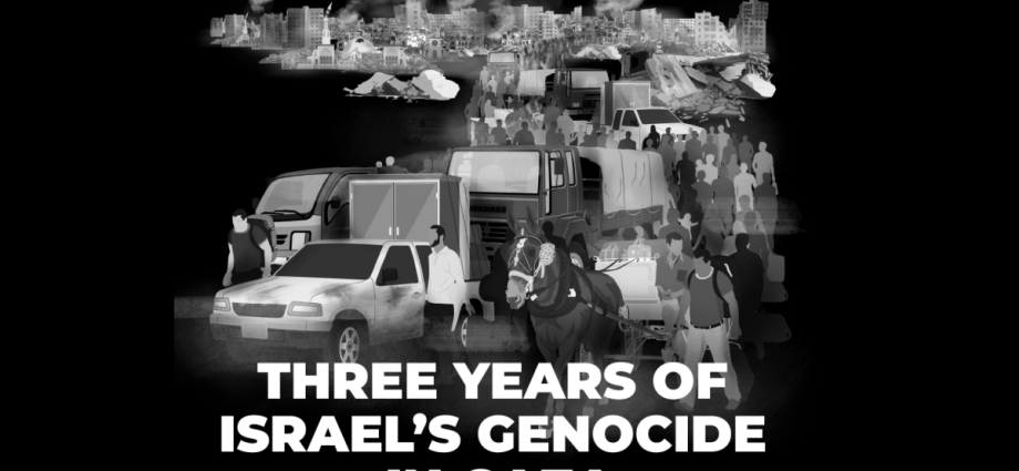 three-years-of-israel’s-genocide-in-gaza:-in-numbers