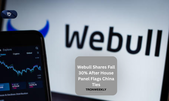 Webull Shares Fall 30% After House Panel Flags China Ties
