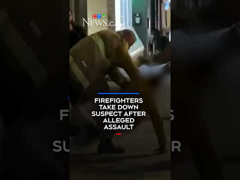 firefighters-detain-suspect-on-downtown-street