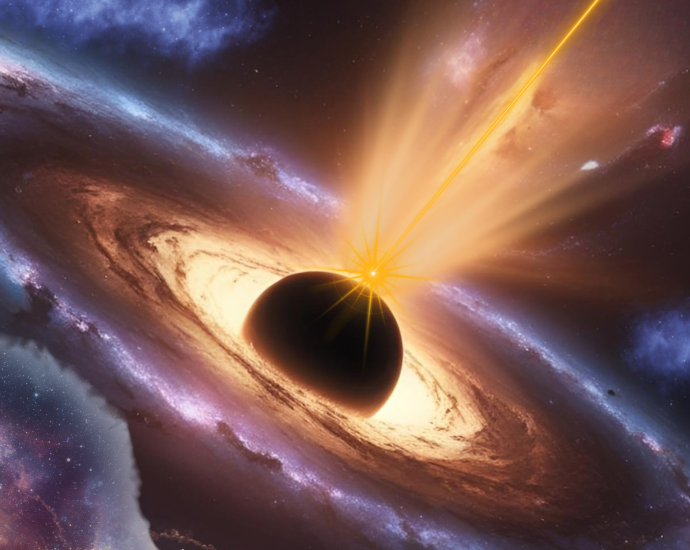 Astronomers witness supermassive black hole gorge on a cosmic meal before ‘burping’ radio jets 300 days later